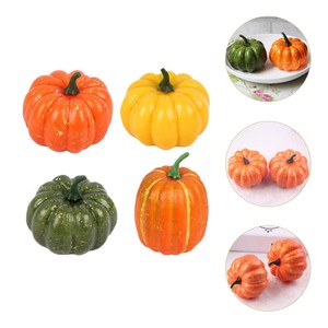 Calabaza de Espuma Realista y Colorida, Calabaza de Simulación, Vegetal Artificial para Decoración de Halloween, Cosecha, Acción de Gracias, Fiestas en Casa - Product Image 3