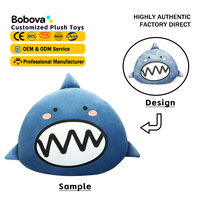 Peluche Requin Ultra Douce et Confortable, Coussin en Peluche pour Enfants, Vente en Gros, Décoration Maison