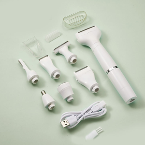 Rasoir de dame 7-en-1 pour l'épilation <span class=keywords><strong>du</strong></span> visage épilateur rechargeable étanche pour la coupe des cheveux <span class=keywords><strong>du</strong></span> corps <span class=keywords><strong>du</strong></span> <span class=keywords><strong>nez</strong></span> pour un usage domestique femmes - Product Image 5