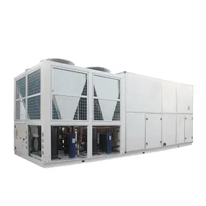 DX AHU Rooftop Packad Unit New Industrial Central Air Conditioner with Compressor Motor Advanced PLc Controls