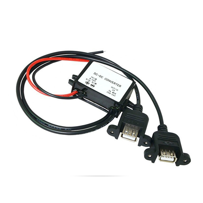 Power converter dc 48v to dc 5v micro usb for smart phone