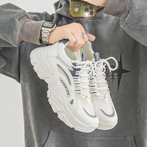 Zapatos deportivos de malla transpirable para hombre, antideslizantes, casuales, con suela gruesa y aumento de altura, para invierno. - Product Image 2