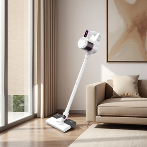 Aspirateur à <span class=keywords><strong>main</strong></span> sans fil ultra silencieux 5 en 1, aspiration puissante, petit nettoyeur de voiture, éliminateur d'acariens, outil pour poils d'animaux, maison et voiture - Product Image 1