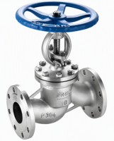 Vanne à soupape en acier moulé pour conduite d'eau PN16 à extrémités à brides DN15-DN500 GB/T12235, bonnet en acier inoxydable 316 avec volant manuel