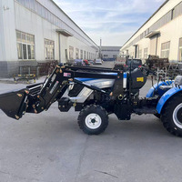 Certifié CE Best-seller en Chine Mini tracteur compact 25-50 hp pour l'agriculture et la ferme avec chargeur frontal
