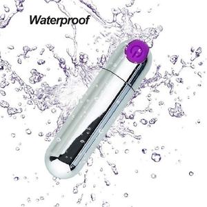 Grosir 10 Speed Silver Vibrating Bullets Rechargeable Mini Bullet <span class=keywords><strong>Vibrator</strong></span> Sex Toys untuk Wanita - Product Image 5