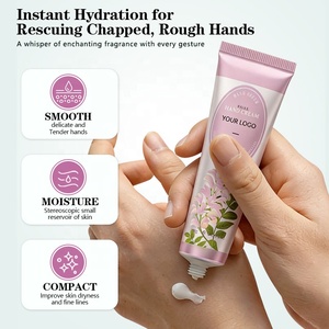 Crème pour les mains à l'acacia végétale naturelle vegan personnalisée 30g pour hommes femmes format voyage mini lotion hydratante cadeau étiquette privée - Product Image 4