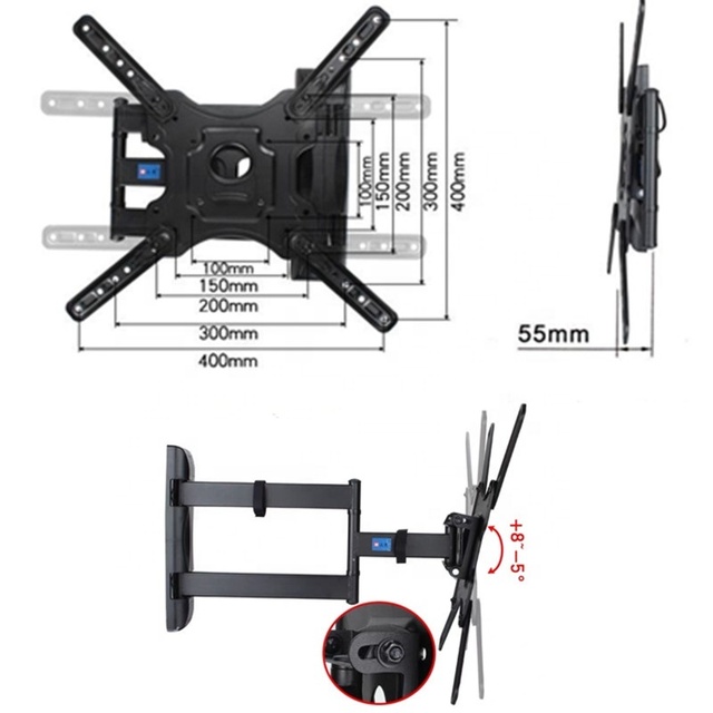 China Suppliers TV Wall Bracket and TV Wall Ceiling Metal Mount Bracket and Mounting Tilt TV Bracket Base