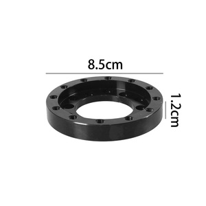 Racing <b>Wheel</b> Adapter 8cm Diameter 1.2cm Height Alloy Black For Logitech G25 G27 Steering <b>Wheel</b> - Product Image 2