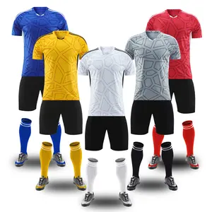 Kit sepak bola sublimasi kaus olahraga kaus desain kustom seragam sepak bola