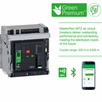 Disjoncteur à air MasterPact MTZ ACB 630-6300A 3P 4P, type fixe ou extractible, disjoncteur intelligent