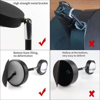 Lampe de projection LED intelligente moderne en aluminium pour salle de bain, 16 couleurs, DIY, écologique, CRI 95, dimmable, ambiance selfie, effet coucher de soleil