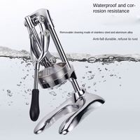 REALMAX Fabrieks Prijs Voedsel Fruit Extractor Citrus Sinaasappel Citroen Perser RVS Multifunctionele Handmatige Sapcentrifuge