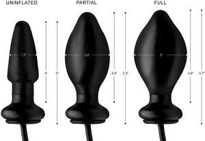 YPM Gonflable Silicone Anal <span class=keywords><strong>Plug</strong></span> pour Femmes Hommes Couples À L'extérieur Porter Séparable Gonflé <span class=keywords><strong>Butt</strong></span> <span class=keywords><strong>Plug</strong></span> sex toy pour homme - Product Image 3
