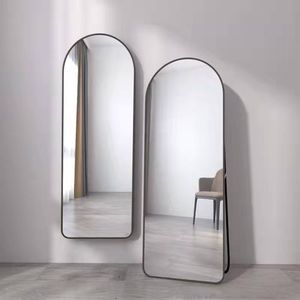 Bon prix Vente directe en usine <span class=keywords><strong>Miroir</strong></span> arqué moderne et élégant <span class=keywords><strong>Grand</strong></span> <span class=keywords><strong>miroir</strong></span> sur pied en <span class=keywords><strong>métal</strong></span> pleine longueur <span class=keywords><strong>Miroir</strong></span> à cadre en aluminium - Product Image 5