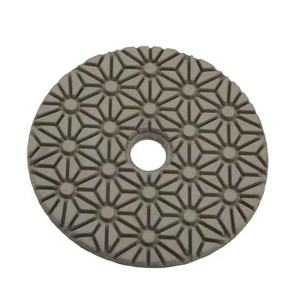 Tampon de <span class=keywords><strong>polissage</strong></span> flexible JDK 4 pouces 3 étapes pour utilisation humide et sèche sur sols, granit, quartz, marbre, pierre d'ingénierie, personnalisable OEM 100 MM - Product Image 4