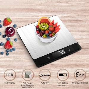 새로운 스마트 블루 치아 영양 저울 재치 종류 식품 데이터 디지털 5kg 다기능 식품 계량 주방 저울 - Product Image 6
