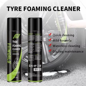 FITWORLD Limpiador <span class=keywords><strong>Espumoso</strong></span> Profesional para Neumáticos de 650 ml, Económico y Fácil de Usar para un Brillo y una Protección Duraderos - Product Image 3