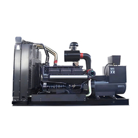 Groupe électrogène diesel à refroidissement par eau de type ouvert 50 kVA 100 kVA 150 kVA 200 kVA triphasé 380 V avec moteur
