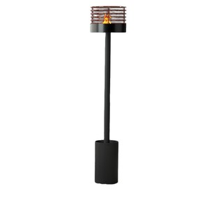 Modern Floor Standing <b>Ornament</b> With Circulating Water Feature Stainless Steel LED Light Living Room Entryway Decoration - Product Image 5