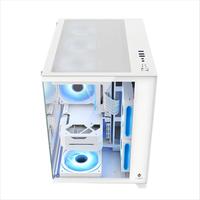 Boîtier de PC Gamer JNP personnalisé Matx avec alimentation, ventilateur de refroidissement, système de refroidissement par eau, style cool, boîtier d'ordinateur de jeu
