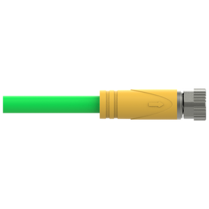 Conector Receptáculo Marvtech M12 Código D Hembra de Montaje Trasero en Ángulo Recto con Protección y Ángulo IP67 - Product Image 2