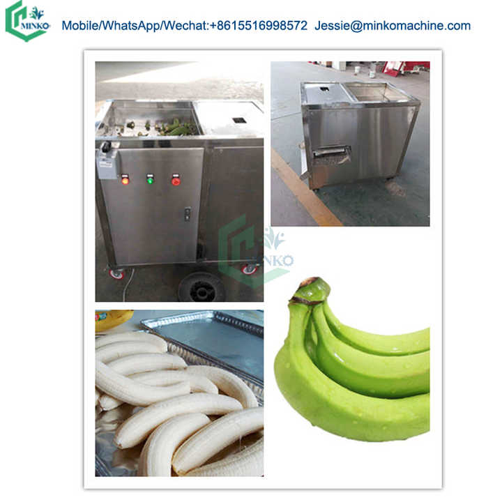 Einkopf grüne Banane Haut Entfernen reifer Bananen schälmaschine Wegerich schäler