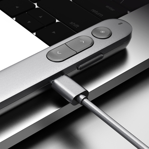 Presentador Láser Verde Inalámbrico OEM al por Mayor de Fábrica N91 con Logotipo Personalizado, Receptor Dual <span class=keywords><strong>USB</strong></span> Tipo-C, Control Remoto de Presentación de 100M - Product Image 3