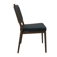 Chaise de restaurant rétro de style nordique médiéval, chaise empilable pour hôtel commercial, chaise d'auditorium, différents modèles