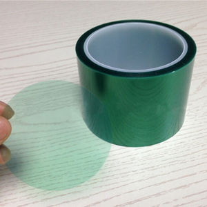 เทปกาวโพลีเอสเตอร์ PET สีเขียวสำหรับงานพ่นสีฝุ่น แบบกำหนดเอง ตัดตามรูปทรง ทนความร้อนสูง - Product Image 2