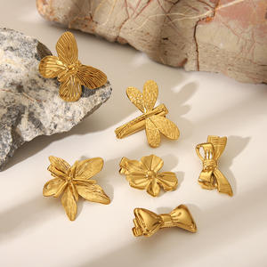 دبوس شعر عالي الجودة بفيونكة على شكل يعسوب مشبك جديد من الفولاذ المقاوم للصدأ إكسسوارات شعر حديدية بدون أطراف لحفلات النساء - Product Image 1