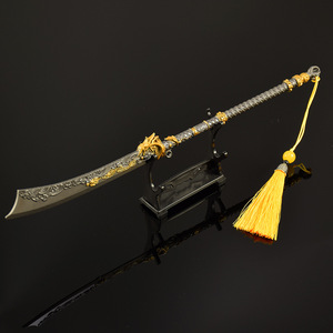 Accesorios de juego Yanyun, modelo de arma, modelo de cuchillo <span class=keywords><strong>sin</strong></span> <span class=keywords><strong>nombre</strong></span>, 30cm, 79G, juguete de Metal para niños, espada, artesanía de acero, decoración de colección - Product Image 4