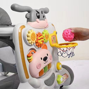 Grand trotteur pour bébé confortable à vendre pas cher nouveau modèle Simple BabyWalkers modèle trotteur pour bébé Tricycle roues silencieuses - Product Image 6