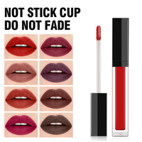 Rouge à lèvres liquide mat vegan en gros, personnalisable avec logo, longue tenue, sans étiquette