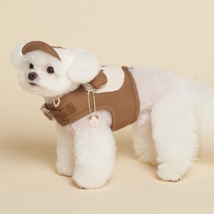 Set Harnesses dan Tali Anjing Bahan Polyester, Model Baru Trendy, Anti Tarik, Lucu, dan Laris Manis - Product Image 5