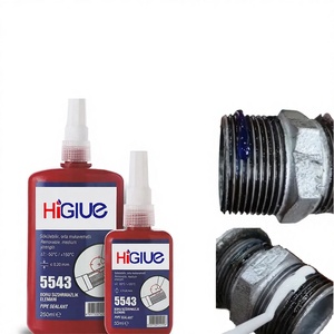 Pipe Sealant Non-Sag Gas Cure Screw Glue Medium Strength Metal <strong>Thread</strong> <strong>Lock</strong> 50ml Blue Color 5543 - Product Image 3