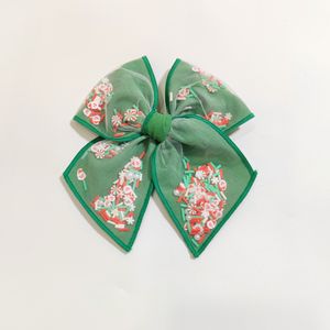 Valentines Haar Mesh Boog Clips Klei Kralen Haar Clips Schattig Hoort Lovertjes Confetti Valentines Shaker Boog Haar Clip - Product Image 2