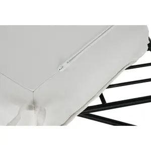 NEGRO 70X45X43 POLIÉSTER PATAS DE METAL - Product Image 1