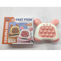Jouet éducatif electrico juego fabrica presse rapide bouton lumineux console puzzle créatif pop push rapide jeu de bulles