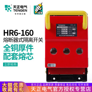Tengen Hr6-160/30 3P ฟิวส์ประเภทสวิตช์มีดตัดการเชื่อมต่อ160A สามเฟส - Product Image 5