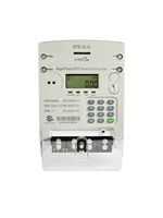 Meter Konsumsi Daya Nirkabel GPRS 4G Prabayar dengan Remote Control, Monitor Energi Fasa Tunggal Terpisah, Layar LCD Digital 100A 380V