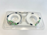 Filter DWDM TFF 3 Port 50GHz XYT Konektor LC Serat Optik Mode Tunggal Paket Tabung Baja Struktur 1*1 / 1*2