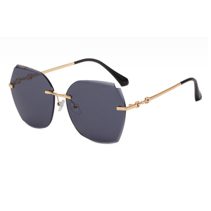 Elegantes Gafas de Sol para Mujer de Sunway, Lentes Ópticas sin Marco con Protección UV400, Excelente Protección UV - Product Image 2
