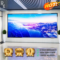 Écran publicitaire LED HDR10+ couleur 4K pour vitrine intérieure commerciale RX, garantie 5 ans, haute luminosité 3840Hz 600