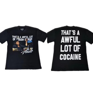 T-shirt personnalisé en gros avec motif graphique 'Sirop contre la toux', 260 grammes, imprimé décontracté, grammage lourd, pour homme - Product Image 4