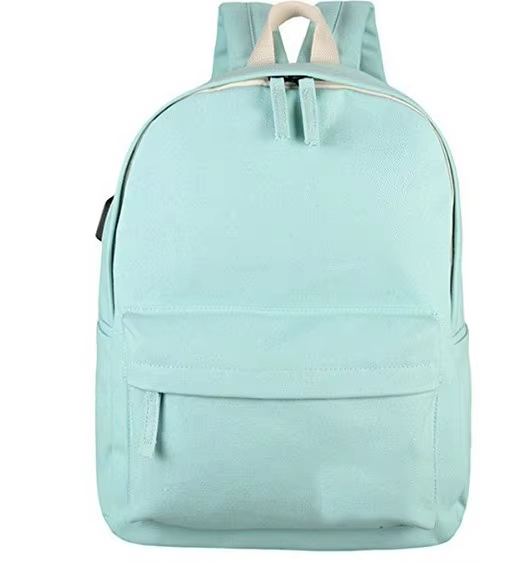 Colorful Canvas Backpack for School