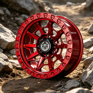 Jantes en alliage OEM ODM pour voitures, <span class=keywords><strong>16</strong></span> pouces 8J, 18 pouces 9J, noires, tout-terrain, compatibles avec les voitures particulières, les SUV et les camionnettes - Product Image 3