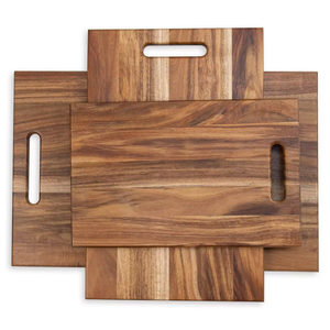 Tabla de cortar grande de madera dura ecológica Premium para picar y servir en la cocina - Product Image 2