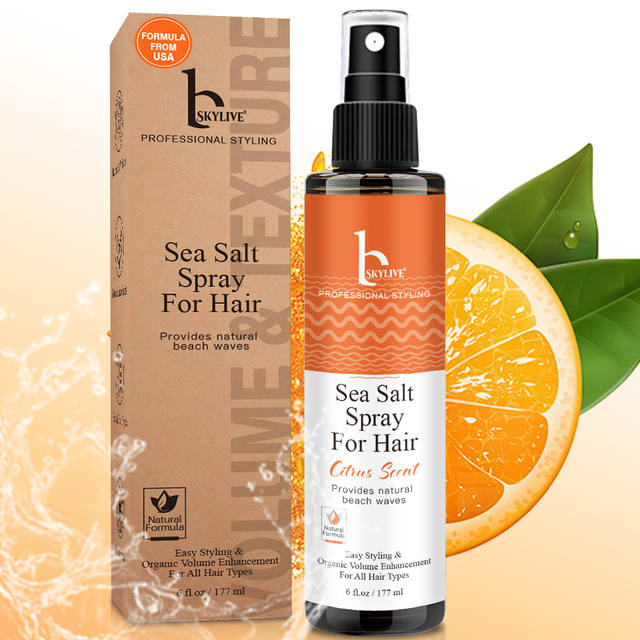 Brand New Sea Salt Hair Volumizing Spray Adds Texture Volume UV Protection Beach Wave Finish for All Hair Types