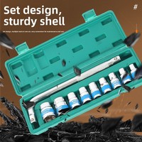 Vente en gros de clés à douille pneumatiques personnalisables Zhenyao, entraînement triangulaire 12,7 mm, kit de réparation automobile avec grande boîte à outils